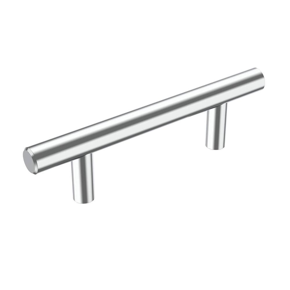 Seasons 3 In. Center-To-Center 5 In. Length T-Bar Chrome Drawer Pull, 10-Pack