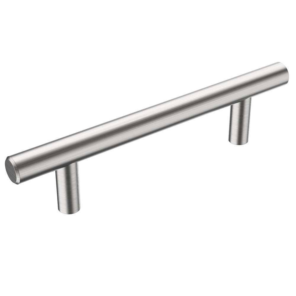 Seasons 3.75 In. Center-To-Center 7 In. Length T-Bar Brushed Nickel Drawer Pull, 10-Pack