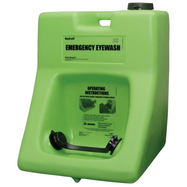 Honeywell Fendall Porta Stream Ii Eye Wash Station With Eyesaline Concentrate