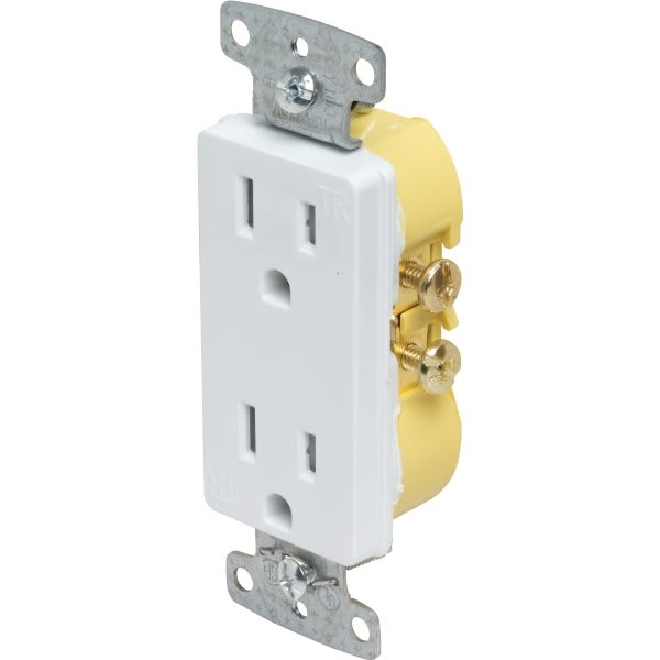 Hubbell® 15 Amp 125 Volt 3Wire Grounding Duplex Standard Outlet W/ Usb