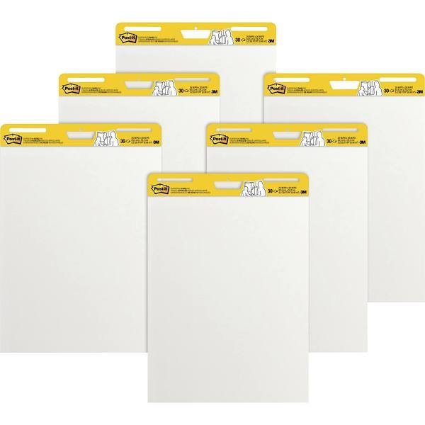 Post-It Supersticky Easel Pad 25"X30" 30 Sheets Case Of 6