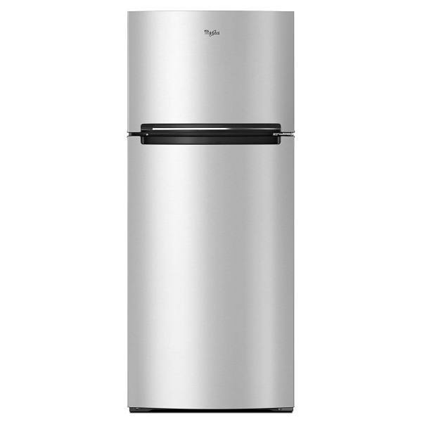 Whirlpool 18 Cu. Ft. 28 In. Top Freezer Refrigerator, Stainless Steel