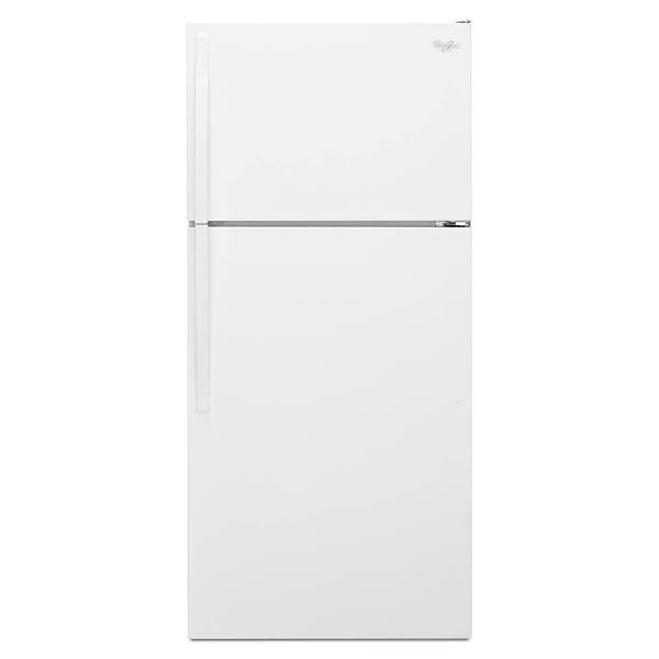 Whirlpool ENERGY STAR 14 cu. ft. 28 In. Top Freezer Refrigerator, White, ADA
