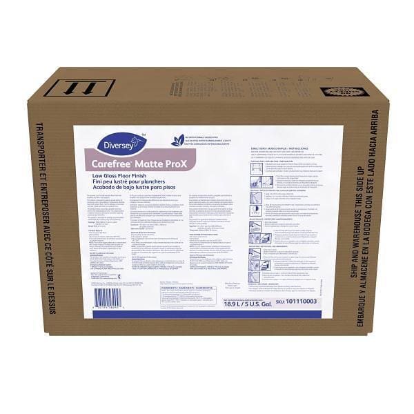 Diversey Carefree Matte Prox Low Gloss Floor Finish 5gal Bib