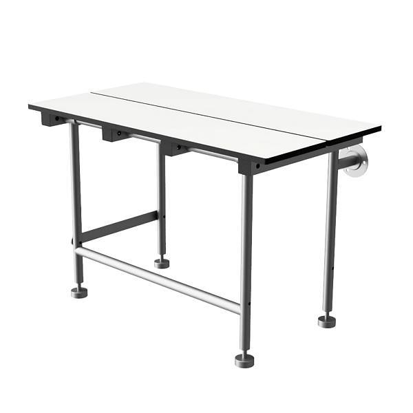 Preferred Bath Accessories Phenolic Shower Bench 26x15 With Support Legs