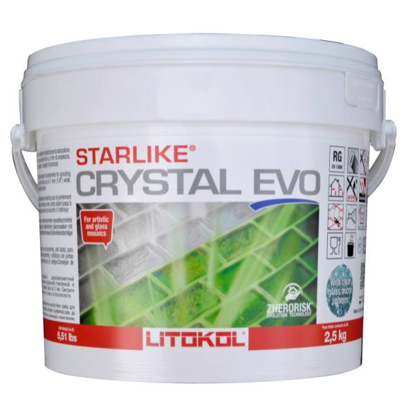 The Tile Doctor Starlike® Evo Epoxy Grout, Translucent Glass, 5.5lb Pallet Of 60