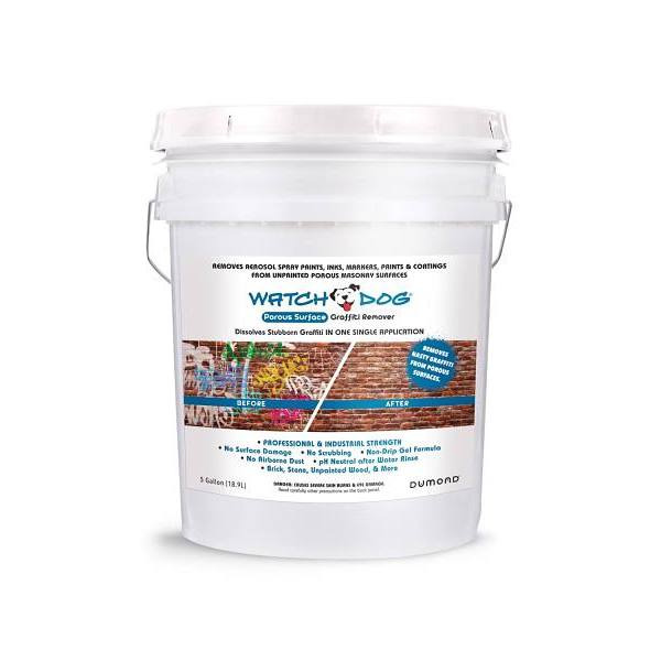 Dumond Chemical Watch Dog® Graffiti Remover, Porous Surface, 5 Gallon