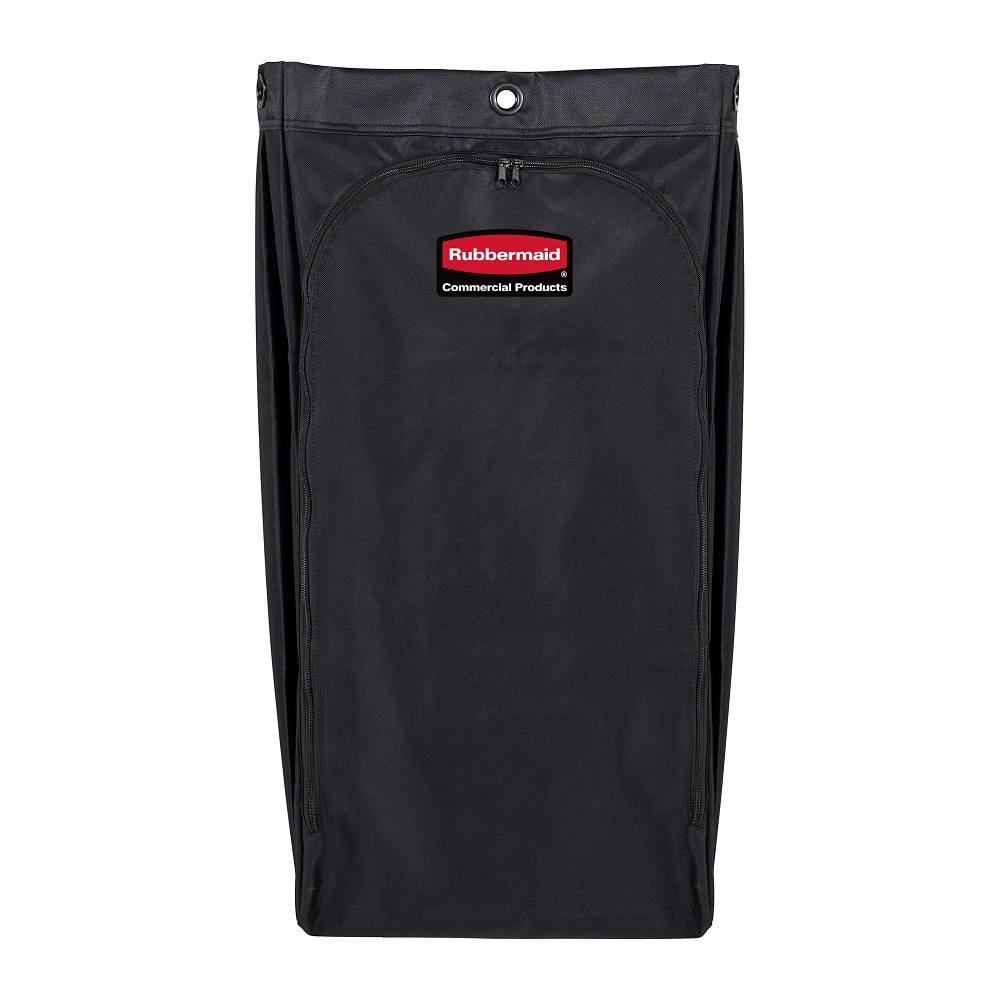 Rubbermaid Commercial Canvas Bag For Housekeeping Cart, 30-Gallon, Black