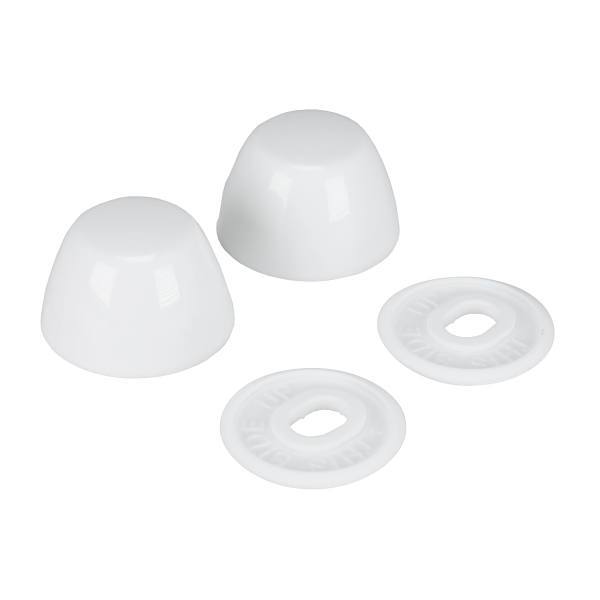 Danco Universal Round Toilet Bolt Caps In White, Package Of 2