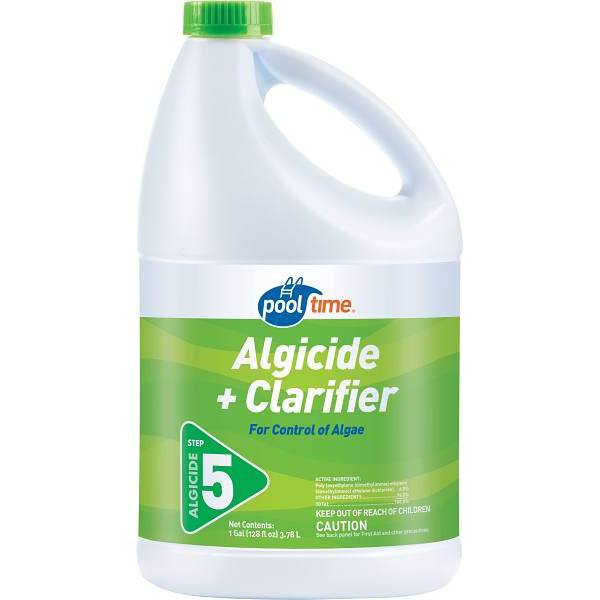 Pool Time 1 Gallon Algicide And Clarifier Case Of 4