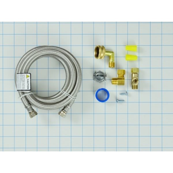 Eastman 3/8 Comp X 3/8 Comp X 6Ft Universal Dishwasher Install Kit