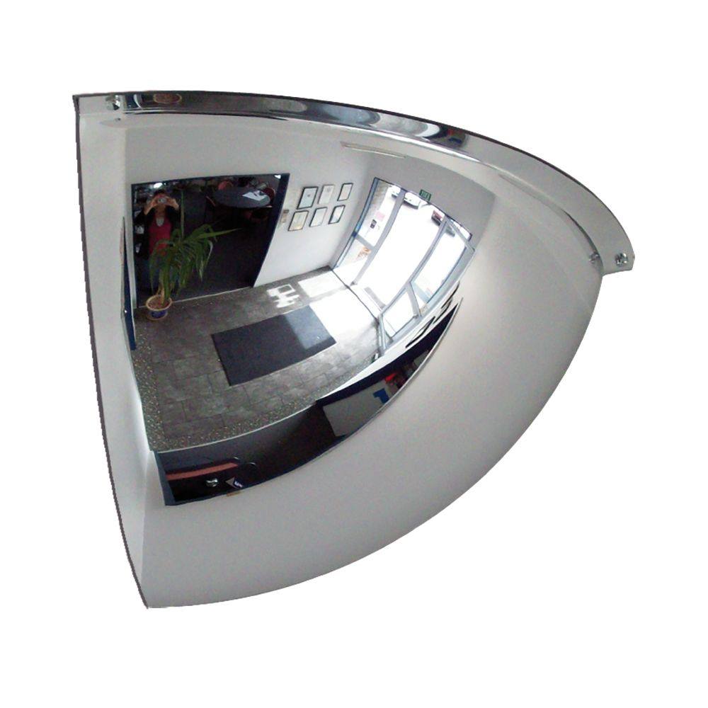 Duravision™ 18" Quarter Dome Acrylic Convex Mirror