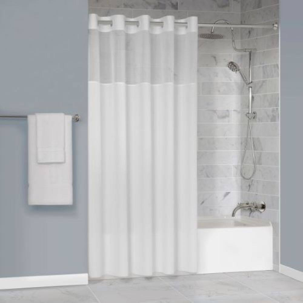 Manchester Mills Protect360° Plainweave Hook Free Wht Shwr Crtn-71x77 Case Of 12