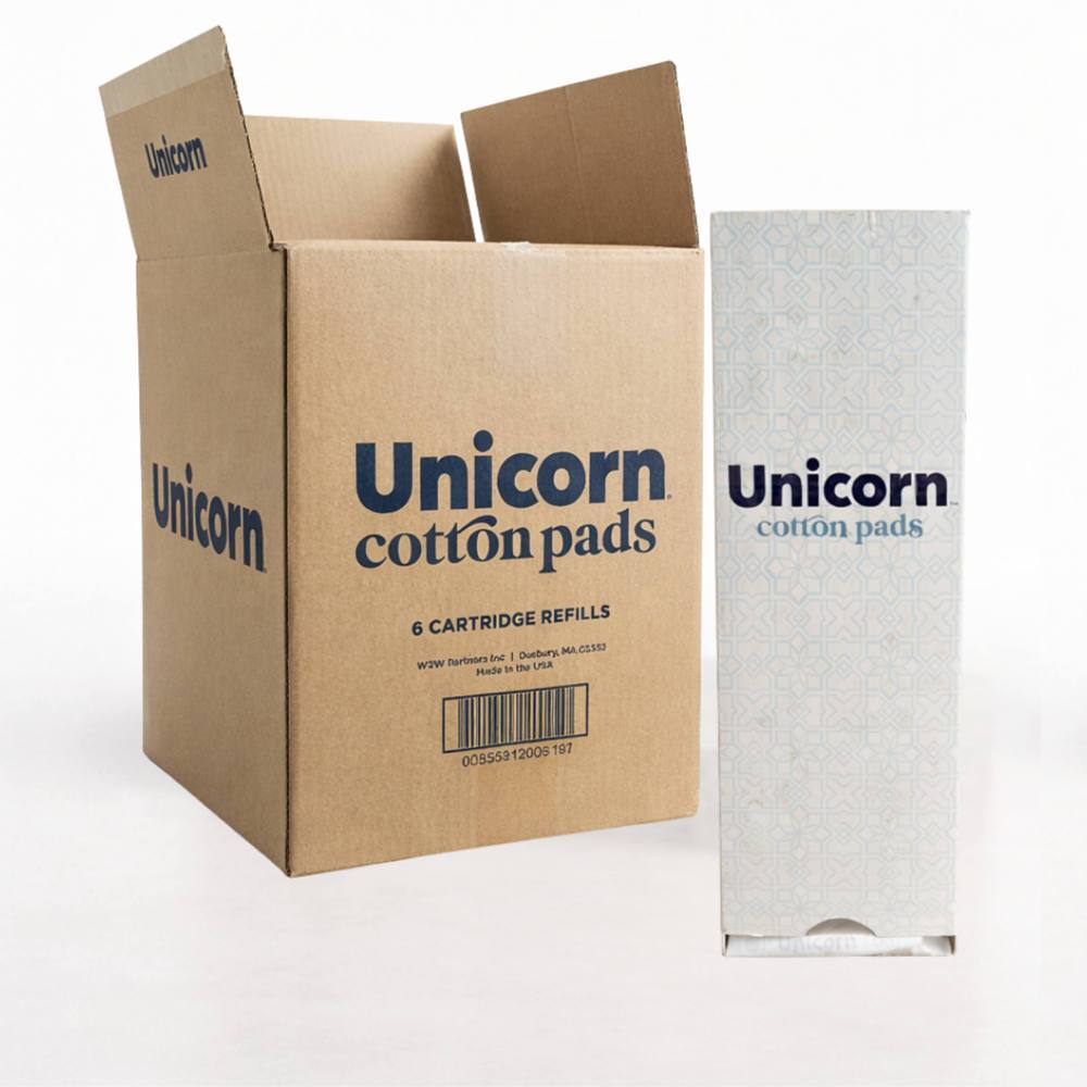 Unicorn Organic Top Sheet Day Pads Cartridge Case Of 6