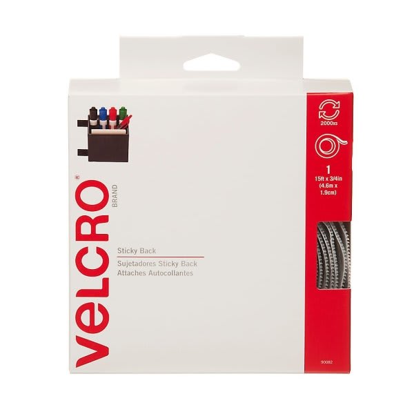 Velcro® White Sticky Back Fastener 3/4" X 15'