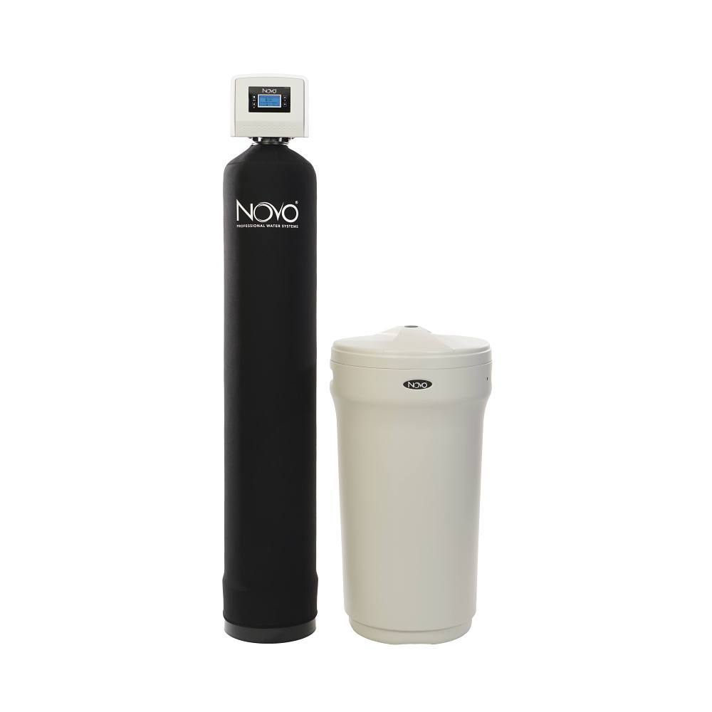 Novo 489 Series Water Softener/Filtration System W/Nvo489df-150, Black Jacket Tank
