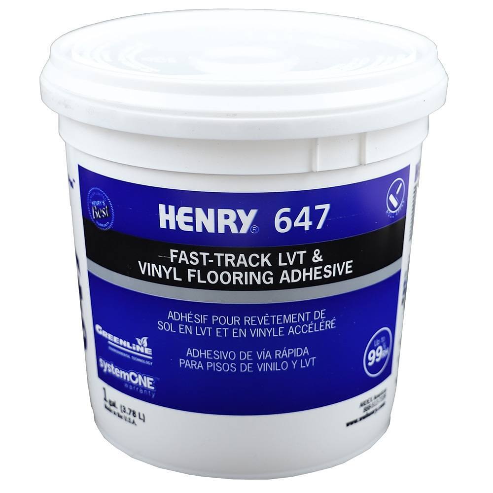 Henry 647 Plumpro Luxury Vinyl Tile And Plank Flooring Adhesive, 1 Gallon