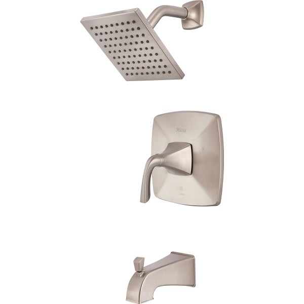 Pfister Bronson 1-Handle Tub/Shower Trim, 1.8 Gpm, Brushed Nickel