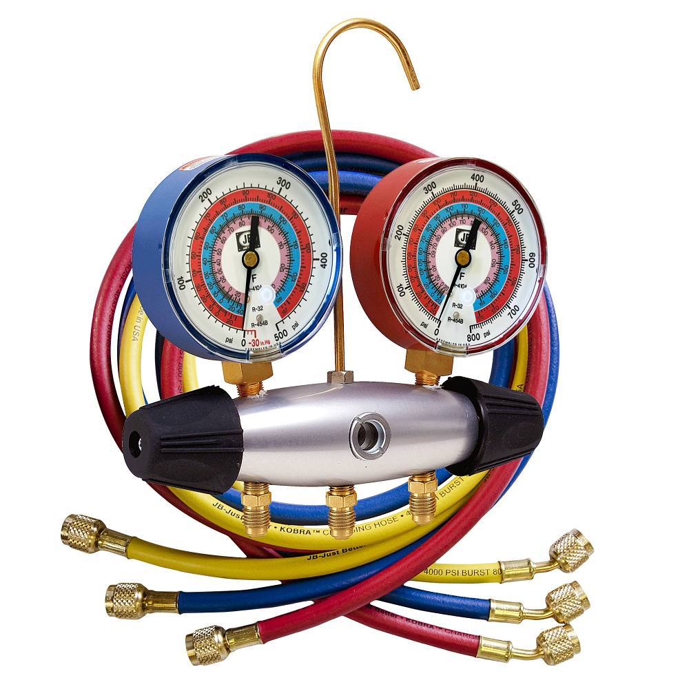 JB Industries Zeppelin 2-Valve Aluminum A2l Gauges