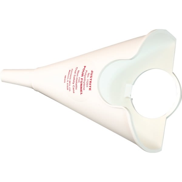 Justrite Type I Oval Safety Can Polyethylene Funnel