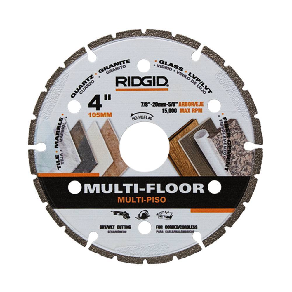 Ridgid 4" All-Flooring Diamond Blade