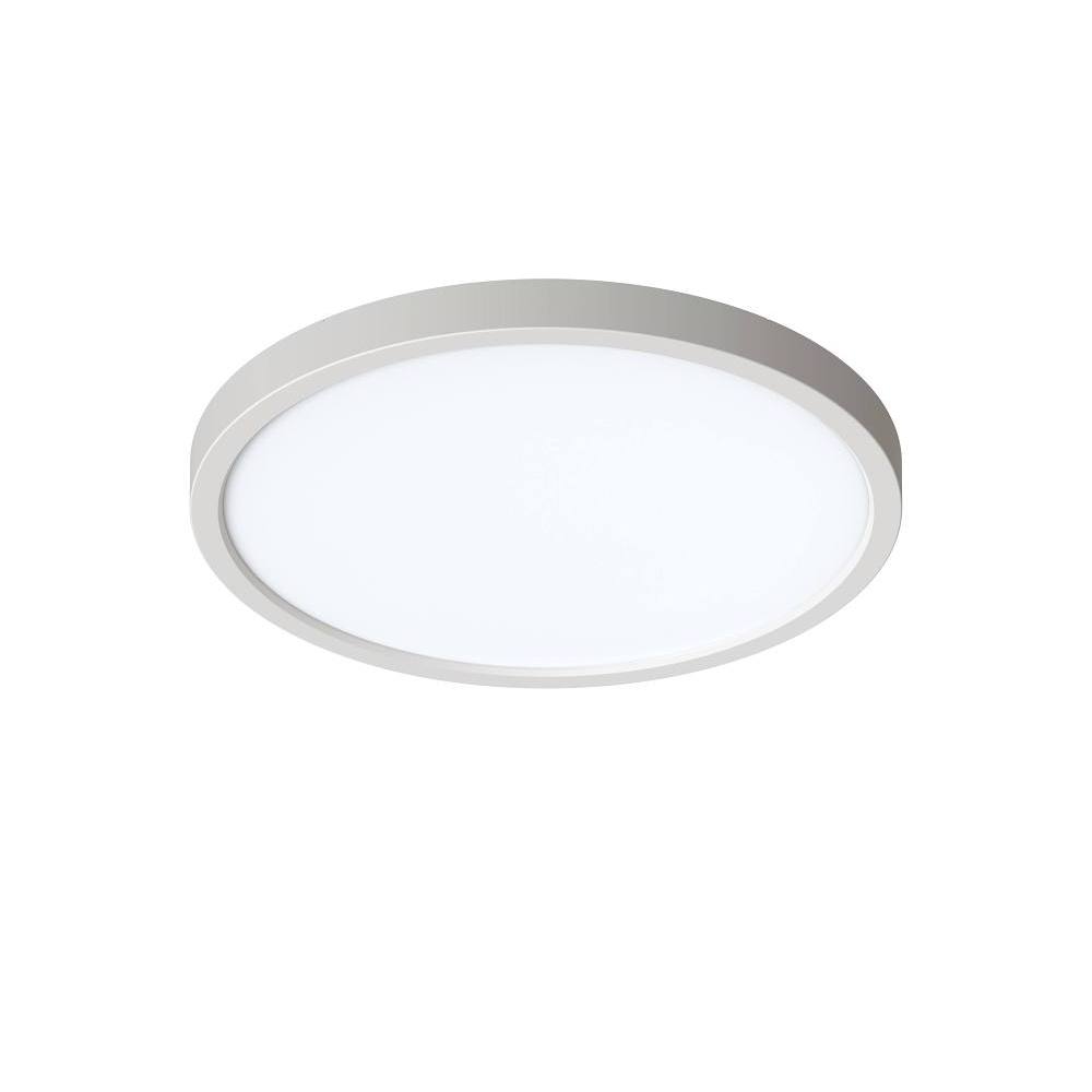 AFX® Edge 14" LED Flush Mount 27/30/35/40/50k Satin Nickel