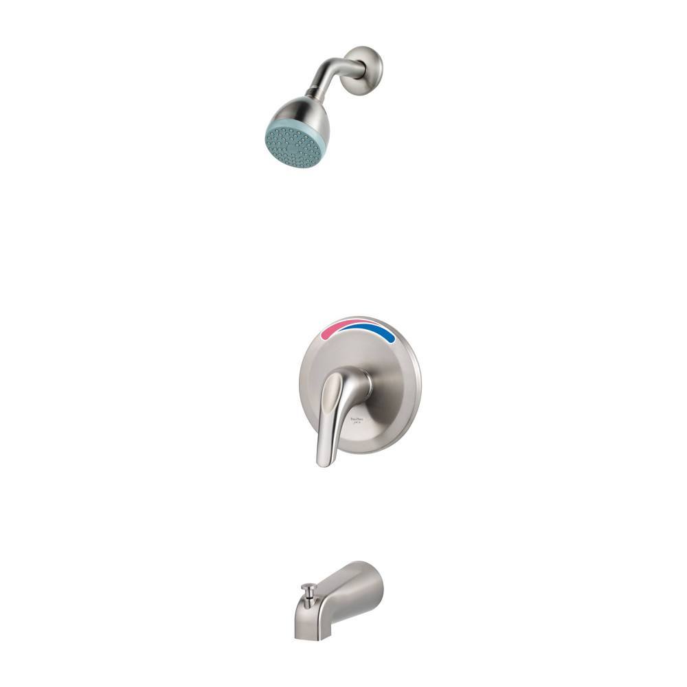 Pfister Pfirst Series 1-Handle Tub/Shower Trim Kit In Brushed Nickel