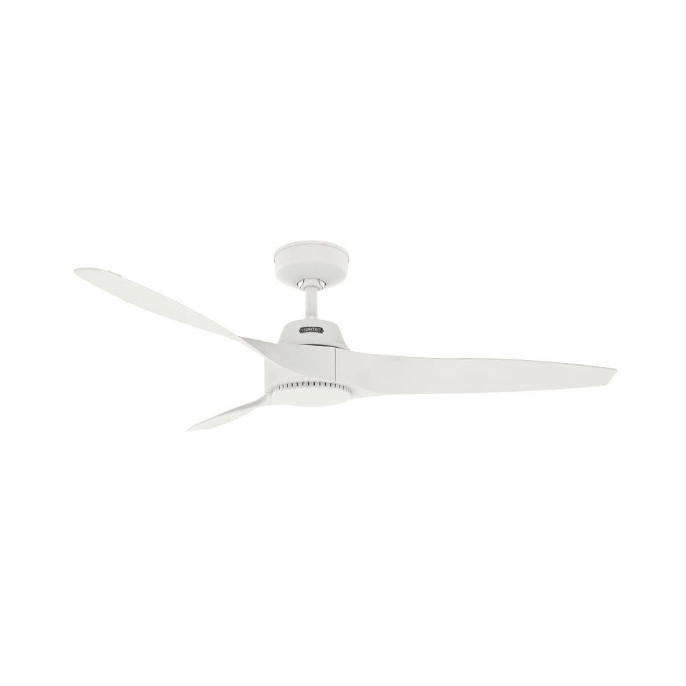 Hunter Fan 52" Mosley Ceiling Fan, Damp Rated, Fresh White