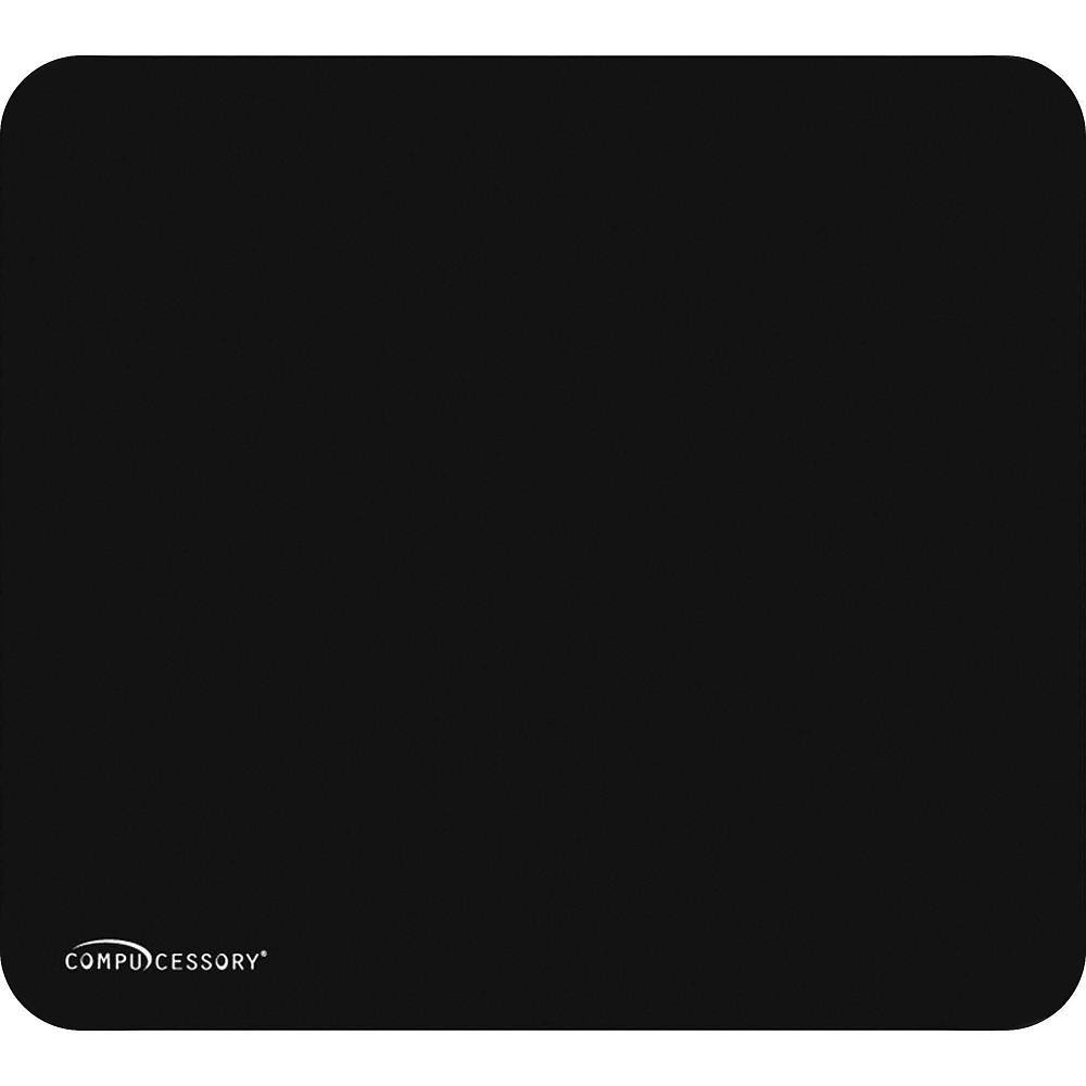 Compucessory Smooth Nonskid Mouse Pads 9.5" X 8.5" Dimension Black