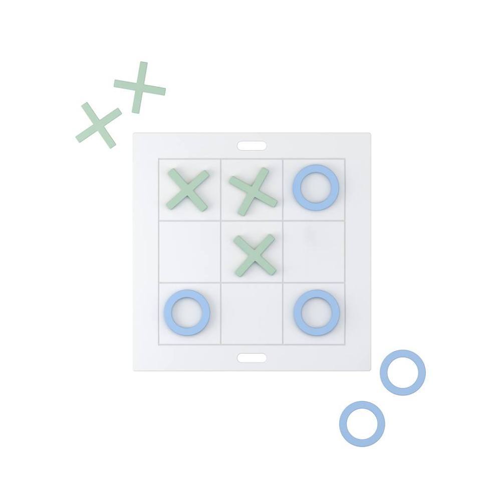 Ledge Lounger™ Games - Checkers & Tic Tac Toe