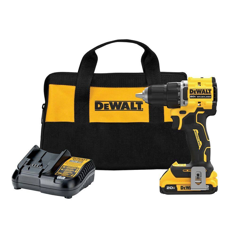 DeWalt Atomic 20-Volt Lithium-Ion Cordless COMPACT 1/2 In. Drill/Driver Kit