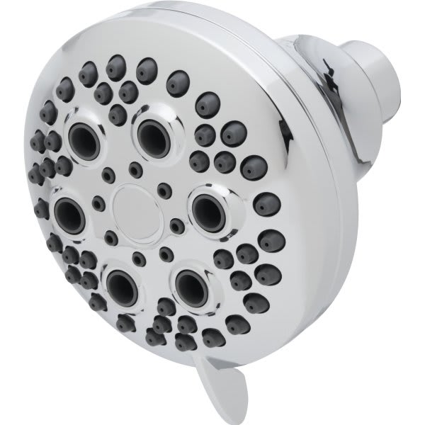 Waterpik® Showerhead With Massage, Metal AntiTheft Pivot Ball, 1.8 Gpm, White HD Supply