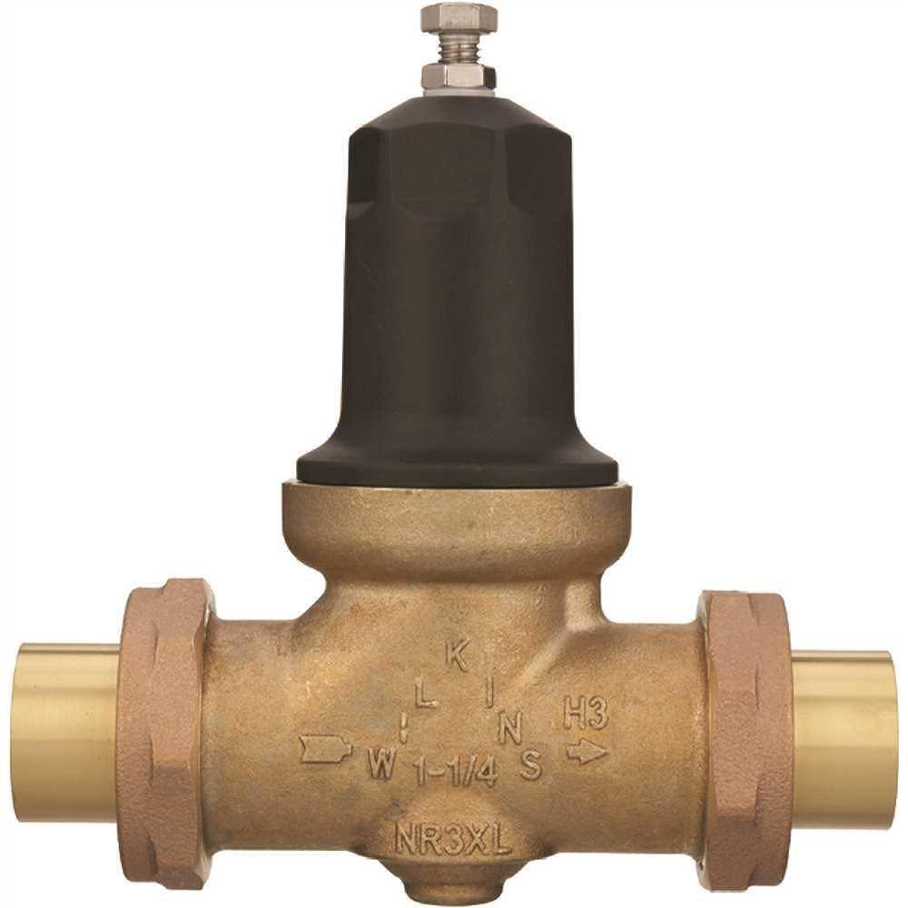 Zurn 1-1/4" Pressure Reducing Valve W/Double Union Fnpt Copper Sweat Connection