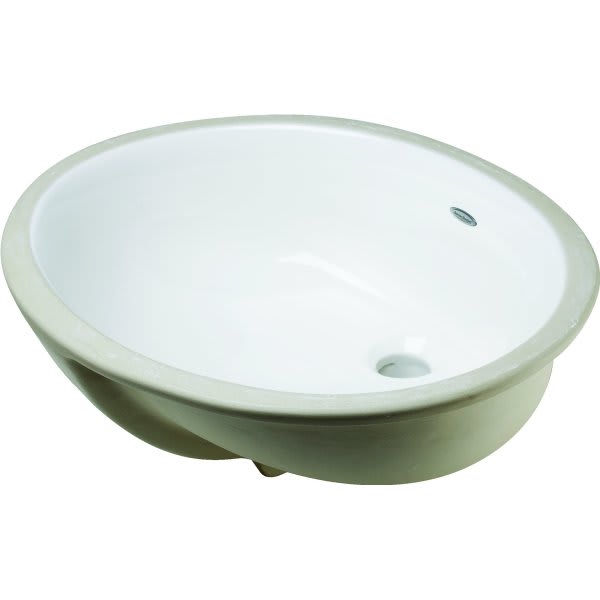 American Standard 16 X 19" Oval Undermount Lavatory Sink White China