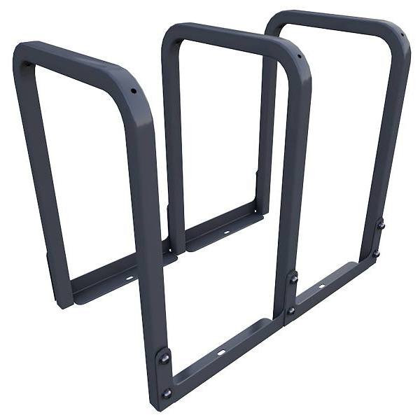 Dero By Playcore® 6-Bike Iron Gray Surface Mount U-Lockit