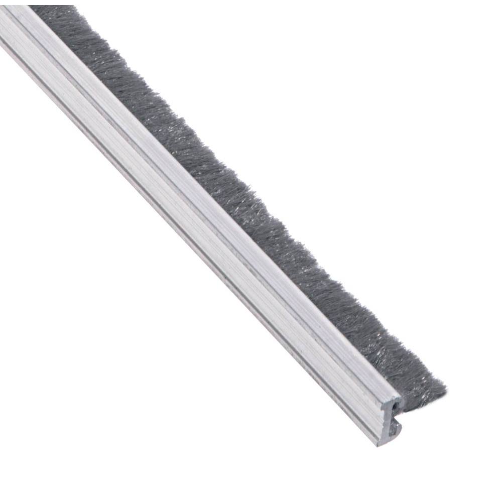 Ngp Weatherstrip, Metal With Polypropylene Pile Mortised Astragal, 84"