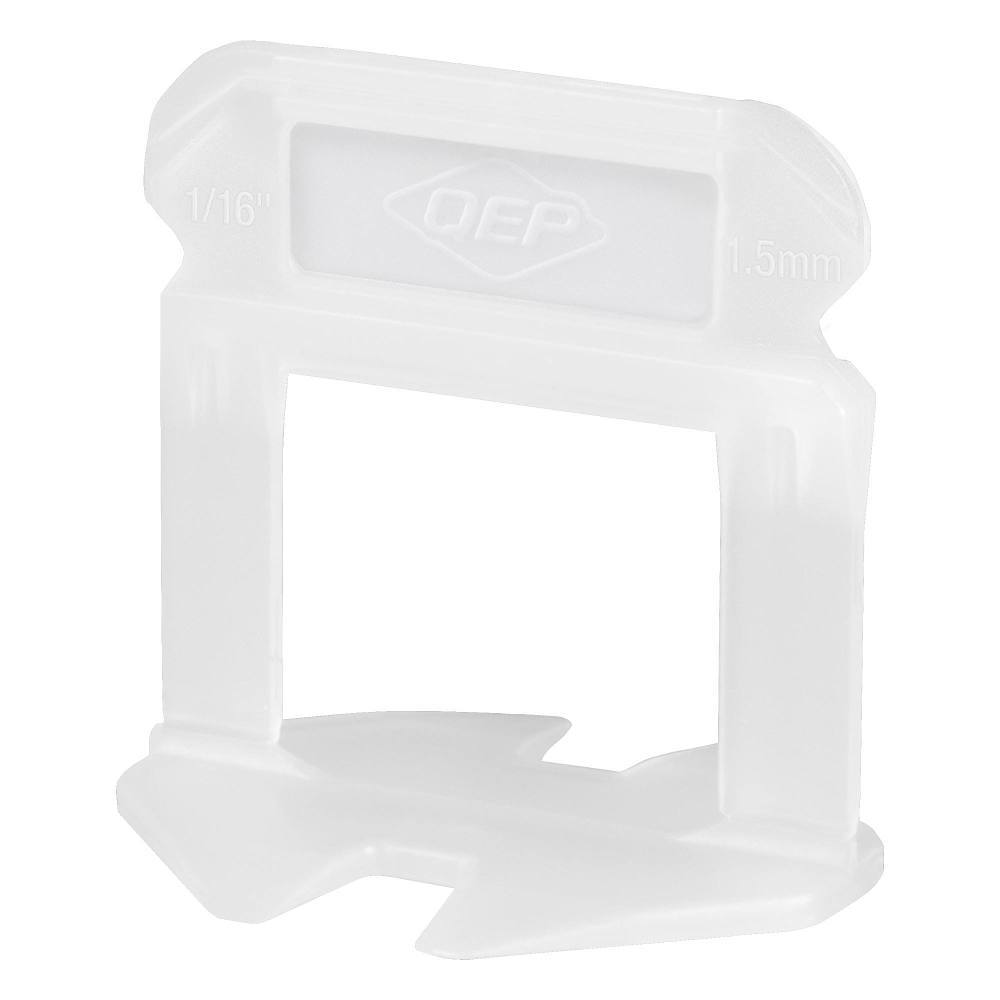 QEP Xtreme Tile Leveling Clips, 1/16", Package Of 500