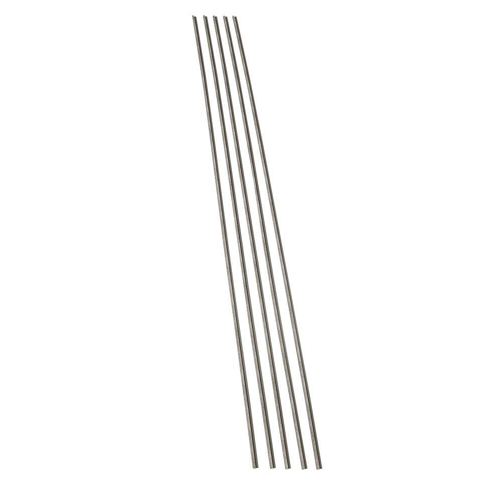 Palisade 94" Vinyl Backsplash Accessory J Trim, Silver Lake, Package Of 5