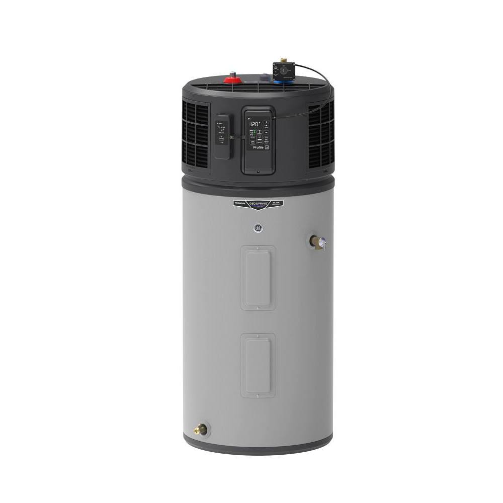 GE Profile Geospring 40 Gal. Hybrid Heat Pump Water Heater With Flexcapacity, Smarthq, Wi-Fi, Side T&P Valve