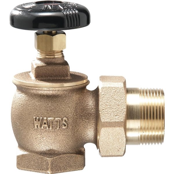 Watts 3/4" Bronze Steam Radiator Angle Valve