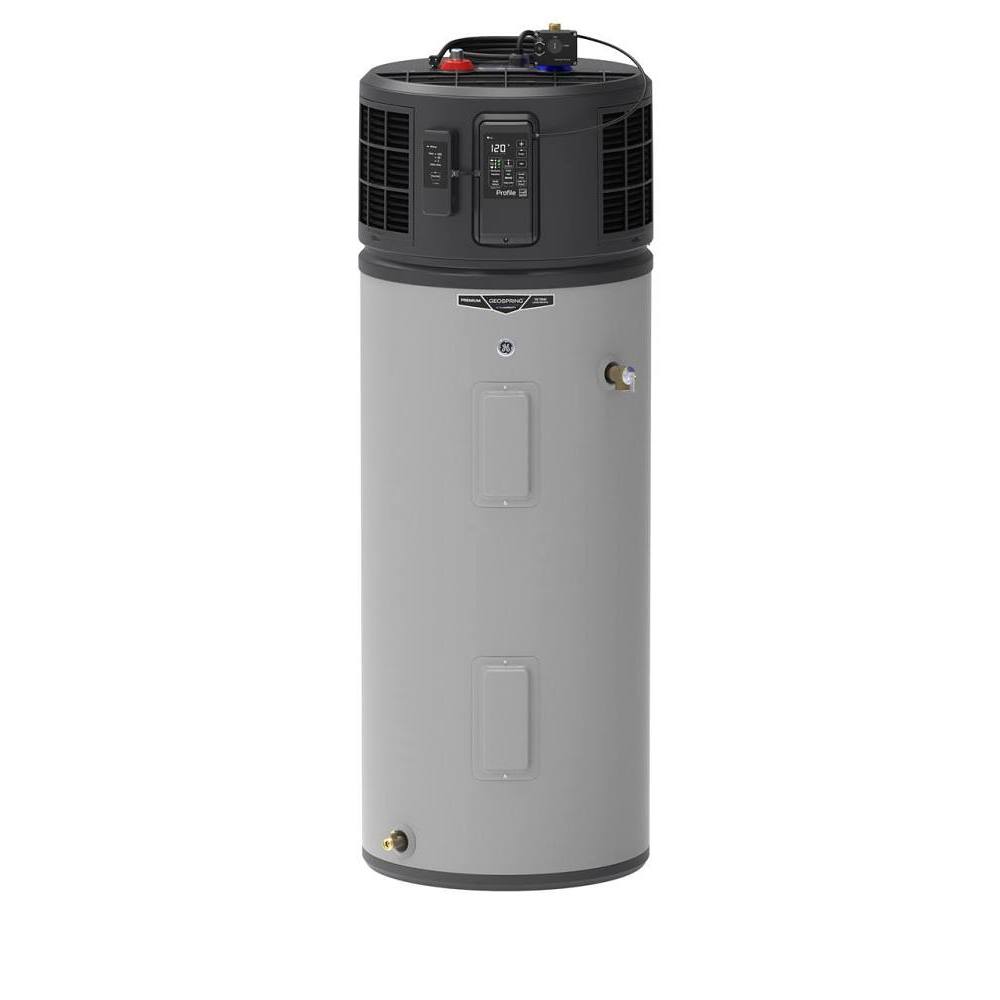 GE Profile Geospring Smart 50 Gal. 120 V Hybrid Heat Pump Water Heater With Flexcapacity, Smarthq, Wi-Fi, Side T&P Valve