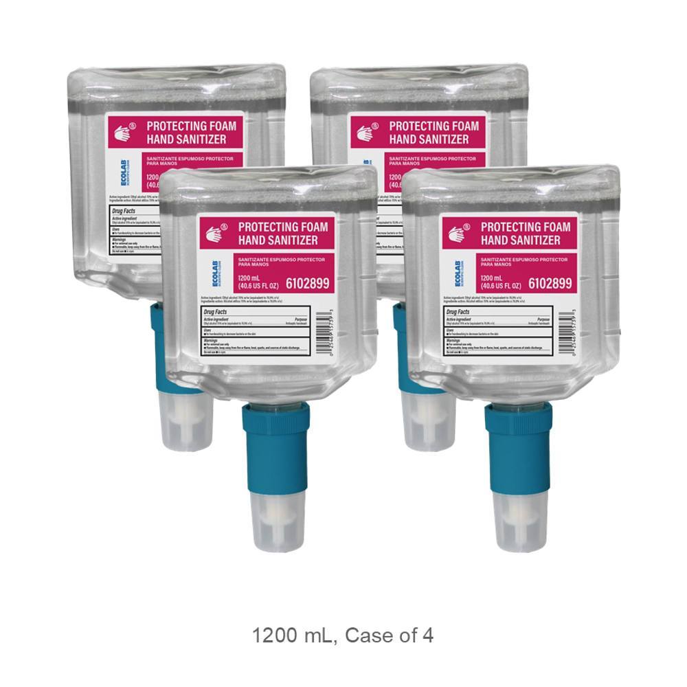 Ecolab Scientific Clean Protecting Foam Hand Sanitizer - 1200ml, Case Of 4