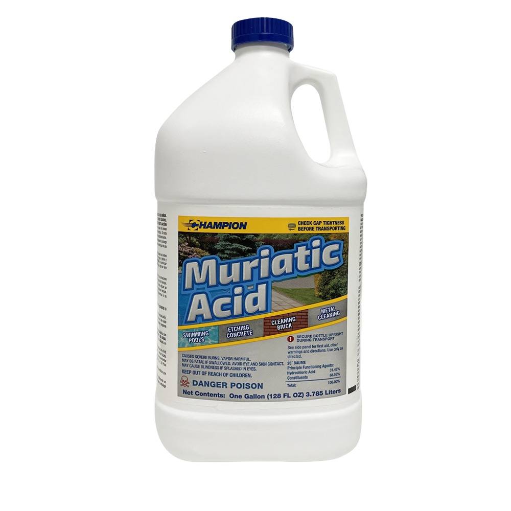 Champion 1 Gallon Muriatic Acid Case Of 2