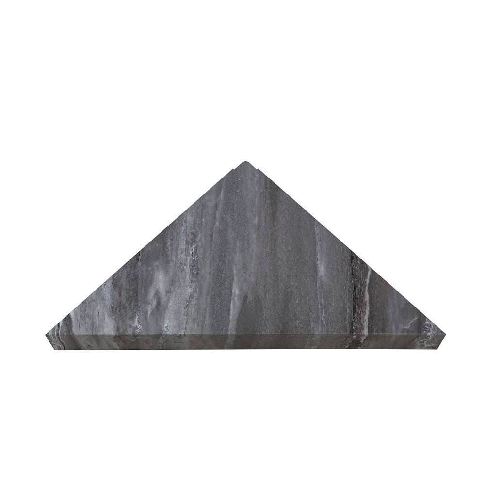 Palisade Vinyl Corner Shower Shelf, 14.56" X 7.12", Hermitage Granite