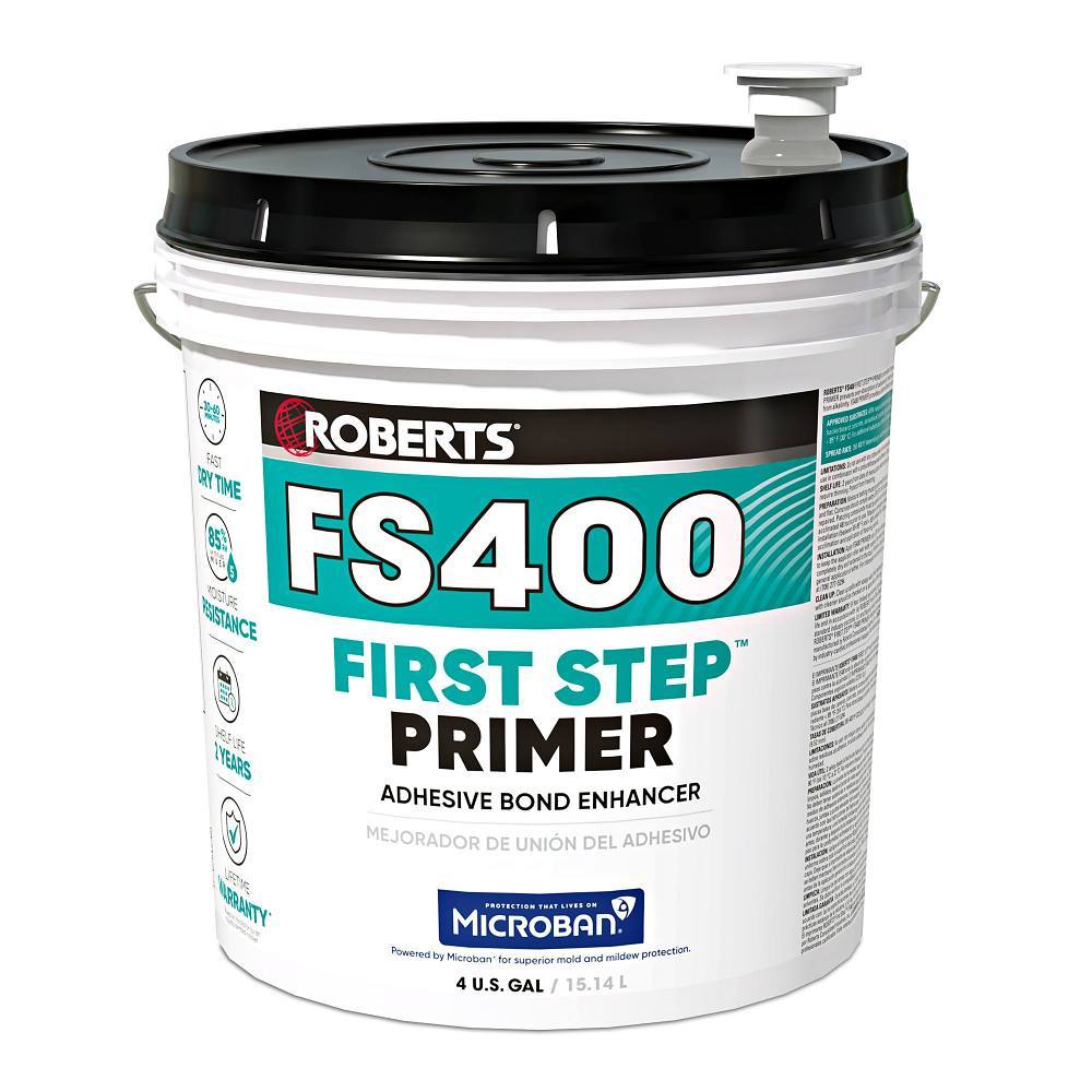 ROBERTS Fs400 First Step Primer - 4 Gal. / 15.14 L Pail