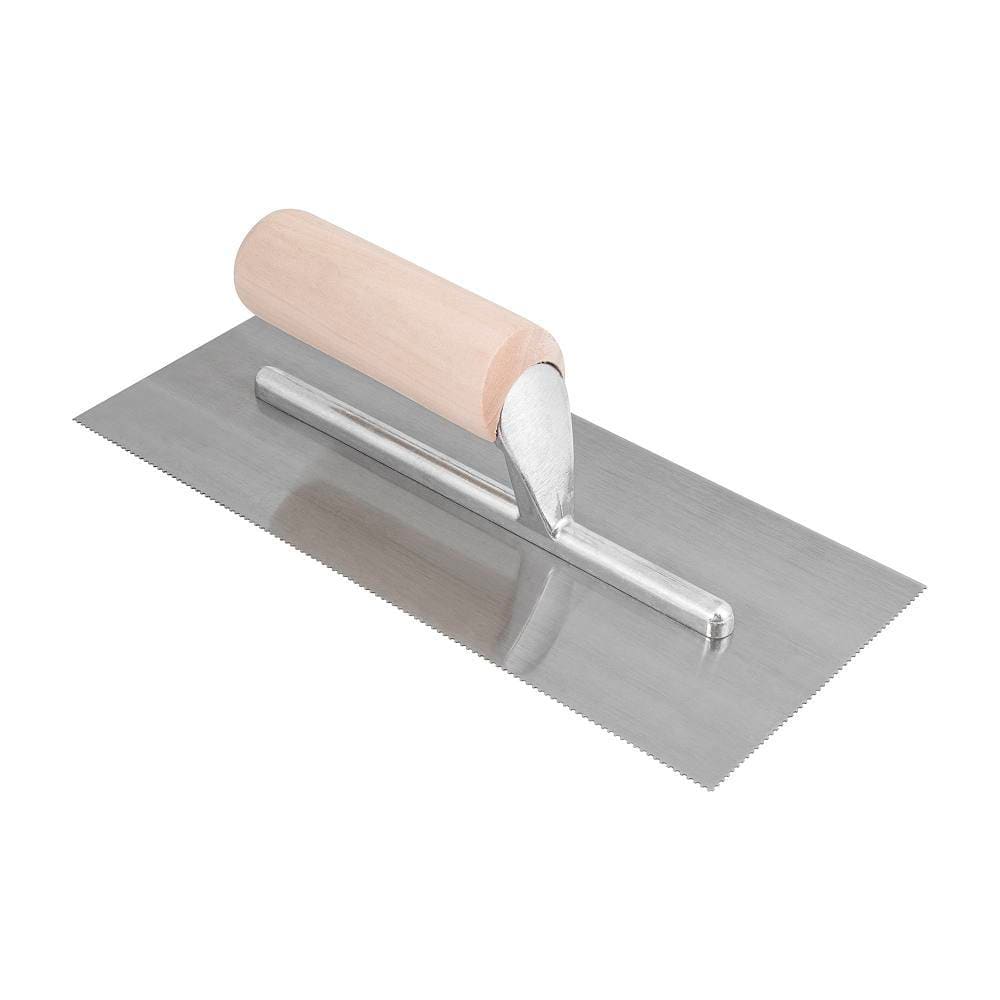 Roberts1/16" X 1/32" X 1/32" U-Notch Steel PRO Vinyl Flooring Trowel