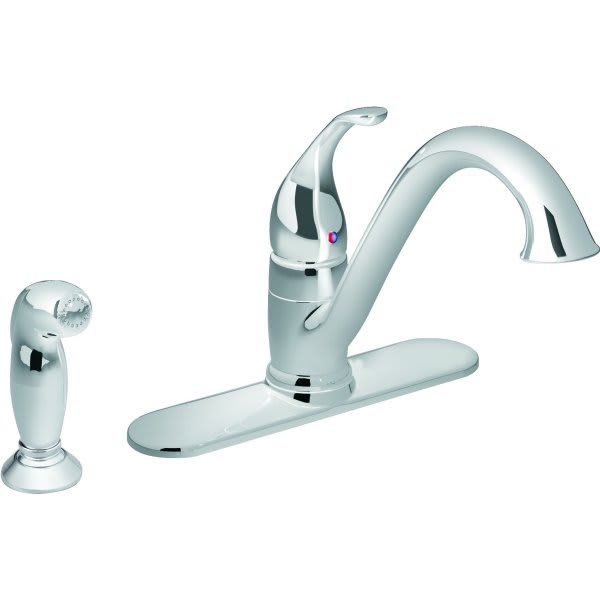 Moen® Integra™ PullOut Kitchen Faucet, 1.5 Gpm, Chrome, 1 Handle HD