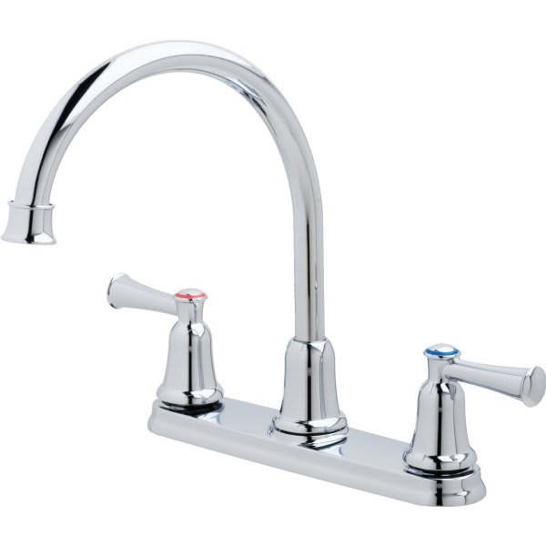 CFG® Cornerstone™ 2Handle Kitchen Faucet w/ Spray, 1.5 GPM in Chrome
