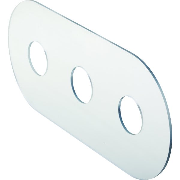 Proplus 14 Inch X 6 Inch Acrylic Bathtub And Shower Cover Plate HD Supply