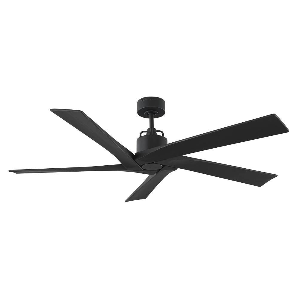 Generation Lighting Aspen 56" Matte Black Ceiling Fan With Matte Black Blades